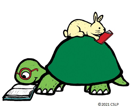 tortoise and hare with books